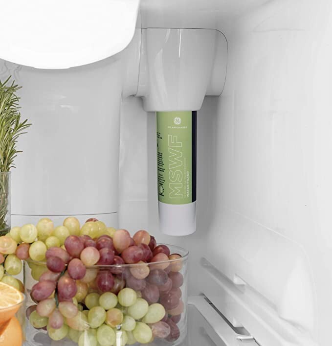 GE MSWF Refrigerator Water Filter | Certified to Reduce Lead, Sulfur, and 50+ Ot
