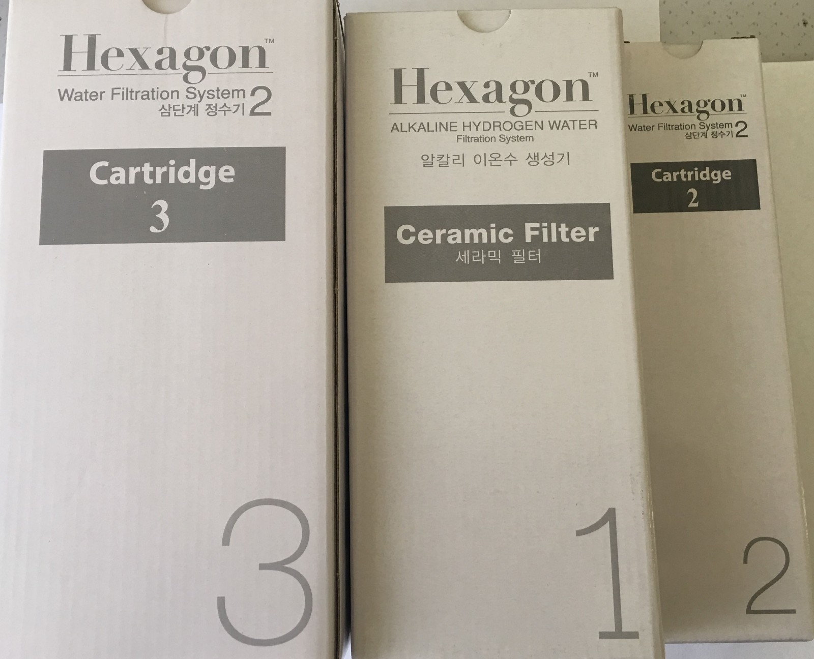 New Hexagon 2v. Replacement Pack Filters Cartridge 1,2 &3 MFG 2024 USA Seller