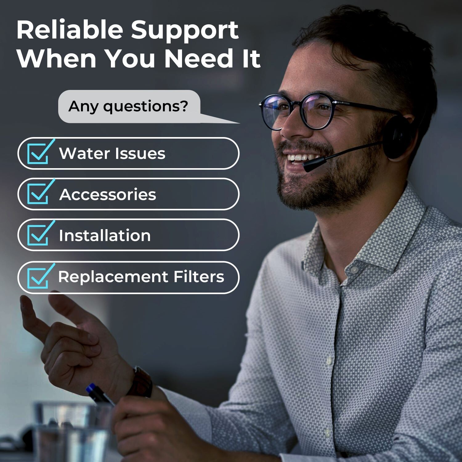 iSpring RO5004F Reverse Osmosis Water Filter with UV, Under Sink, 500 GPD RO