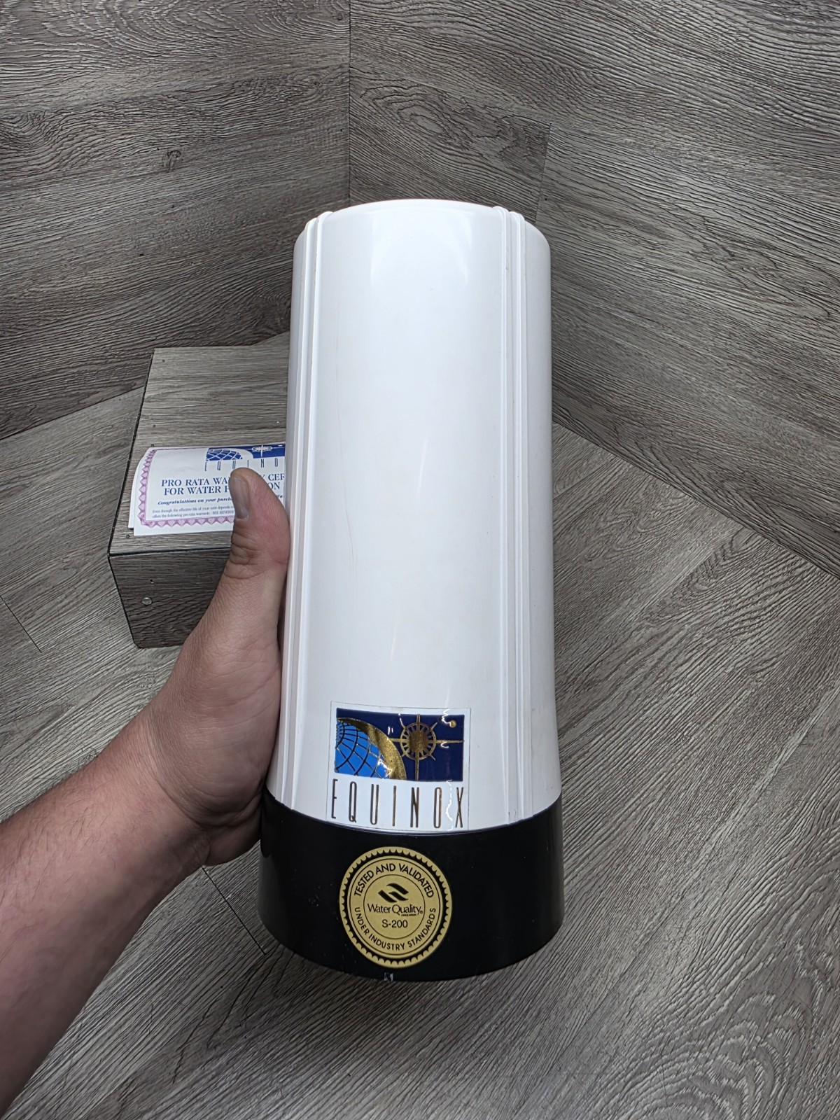 NEW OPEN BOX EQ10 Equinox High Efficiency Countertop Water Charcoal Filter