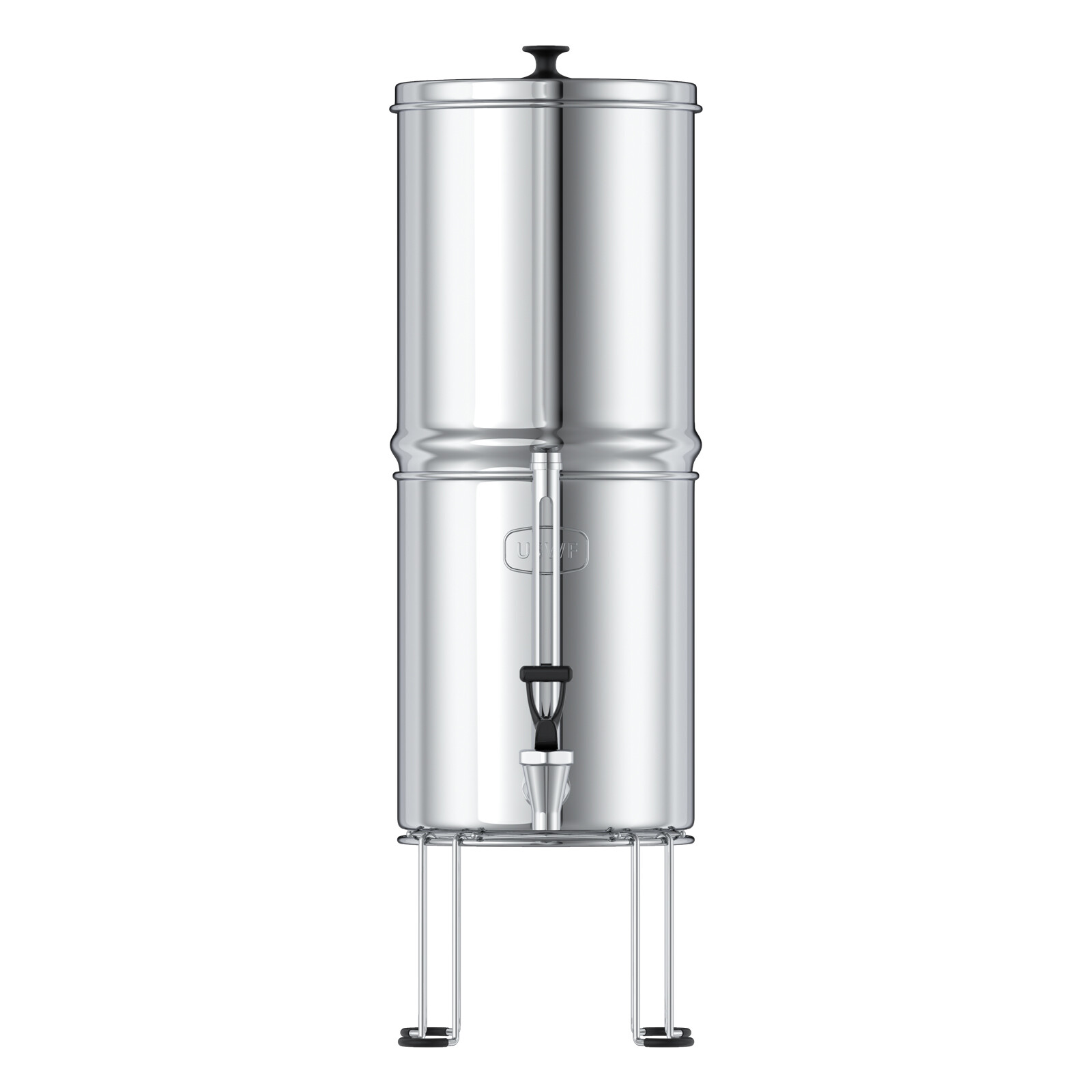 USWF Gravity Fed 2.25 Gal. Stainless Steel Water Filtration System