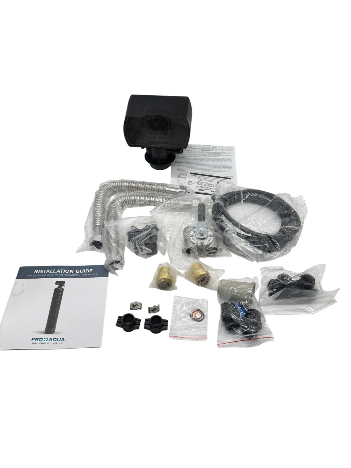 Pro+Aqua Water Softener Control Head Kit w/Parts, No Tank, New