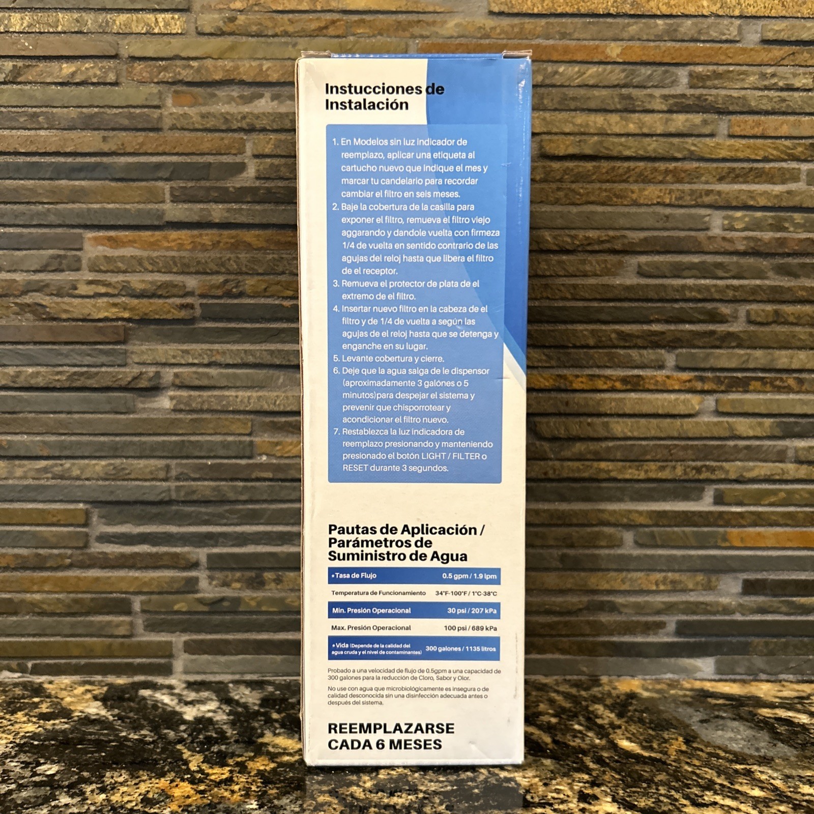 Golden Ice Pure Refrigerator Water Filter, #RWF1000A Sealed In Box