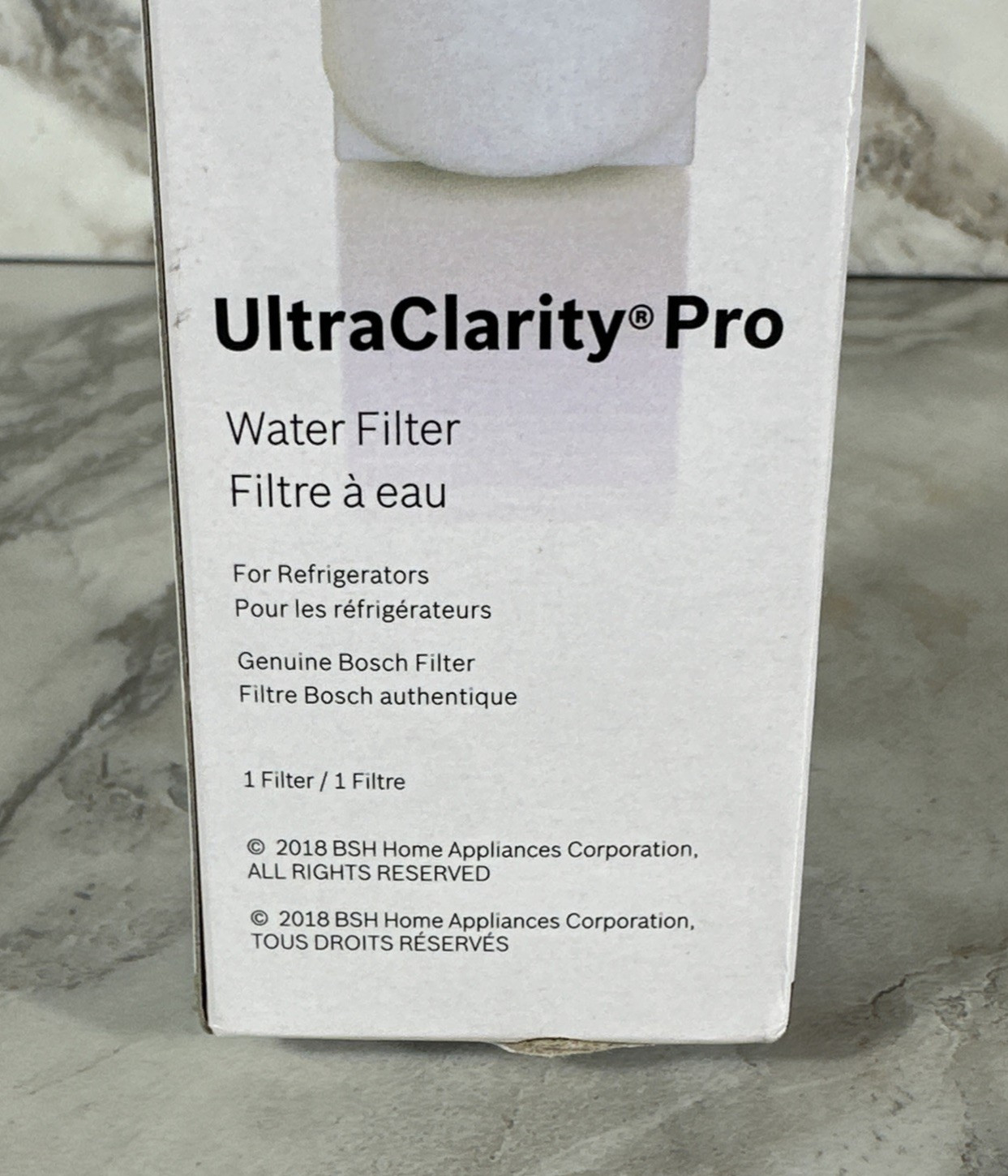 1 PACK Bosch Ultra Clarity Pro BORPLFTR50 Water Filter White #WFS200MF/WFS210MF