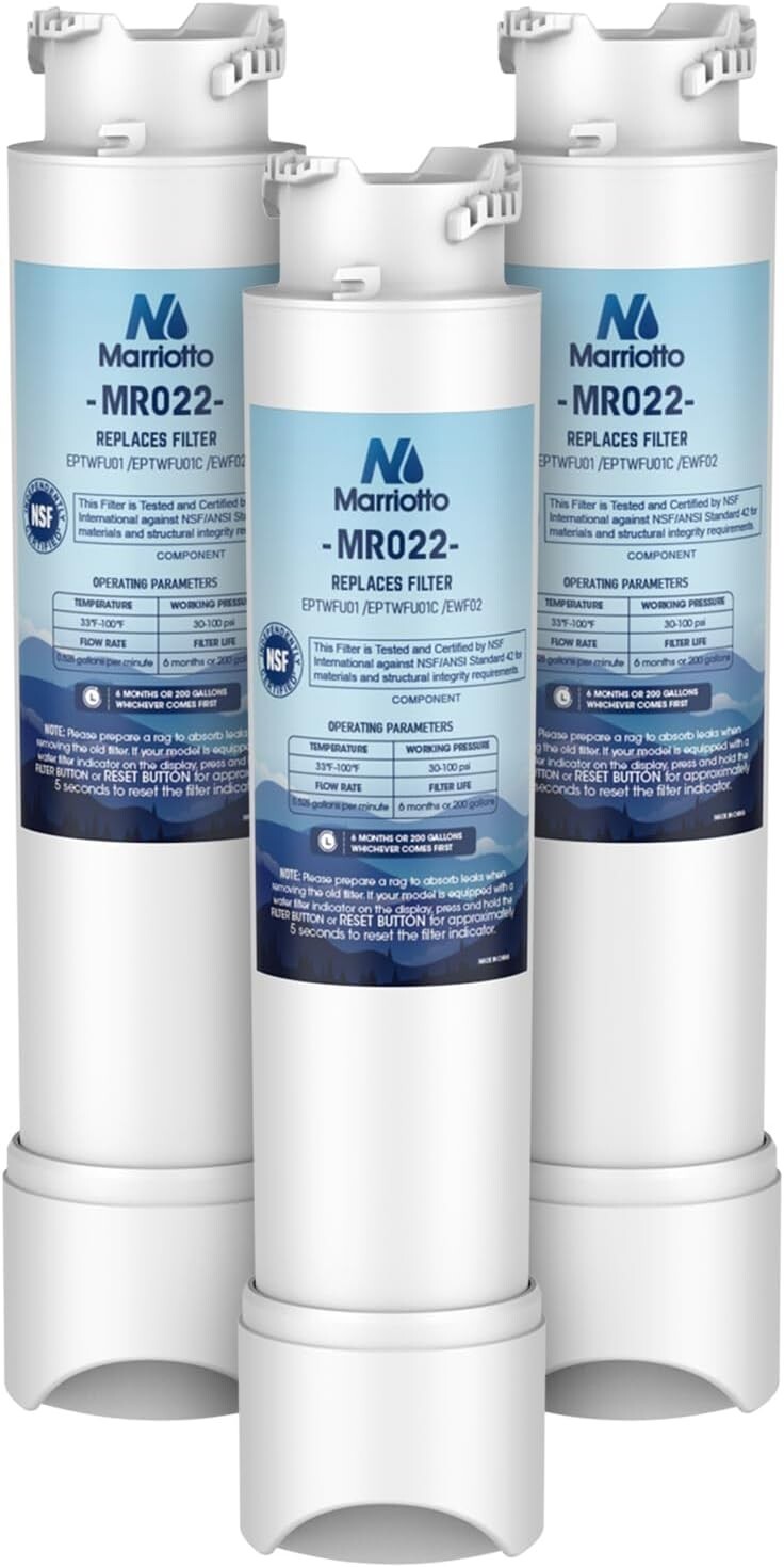 MARRIOTTO Water Compatible with Frigidaire EPTWFU01 EWF02, Pure Source Ultra II