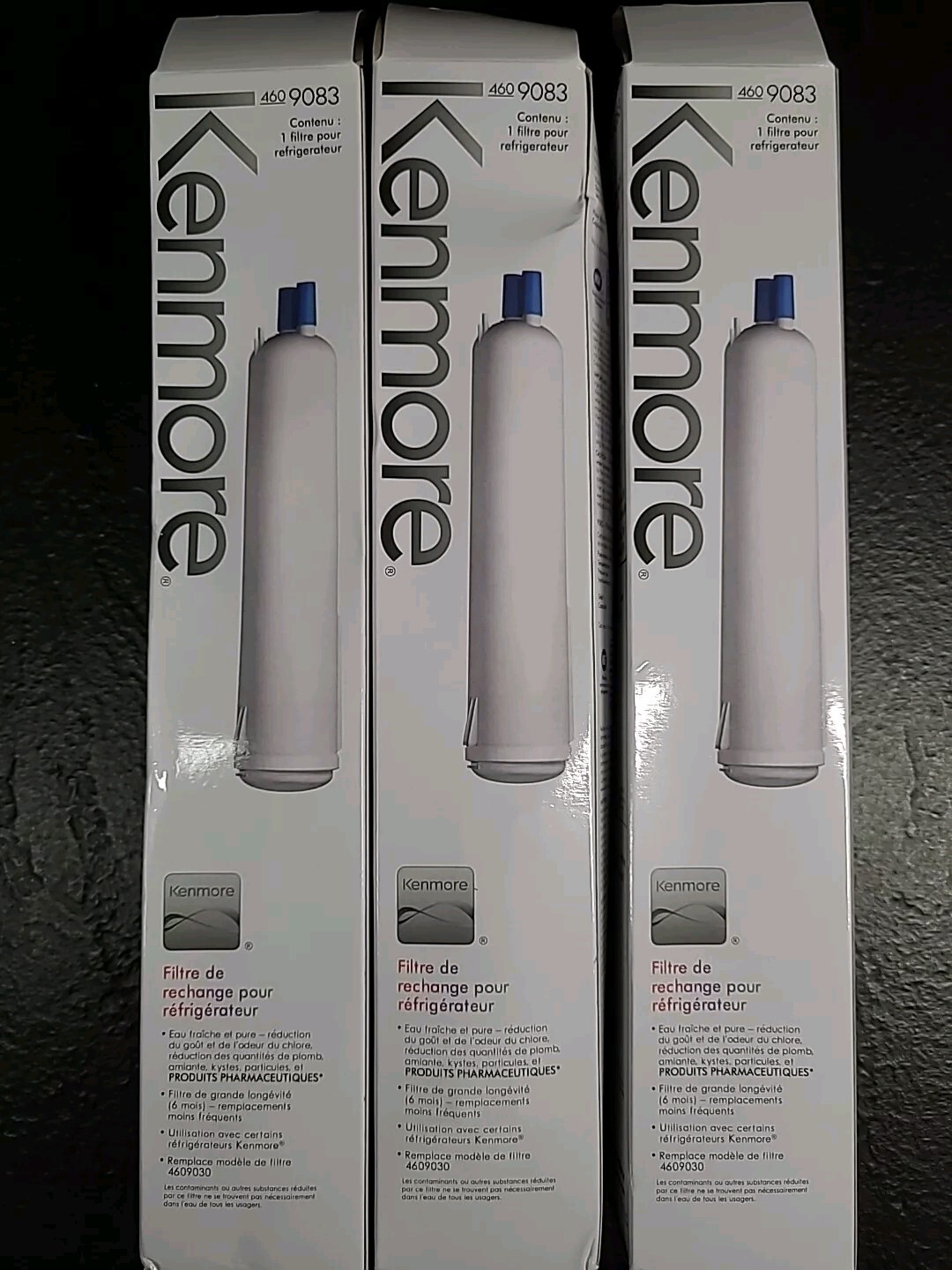 Kenmore Genuine Replacement Refrigerator Water Filter Model 4609083 (3-Pack)