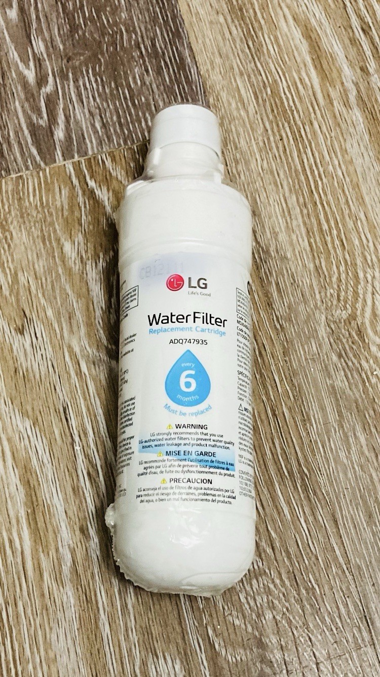 LG Water Filter Replacement Cartridge ADQ747935 Model LT1000P 757 Liters New