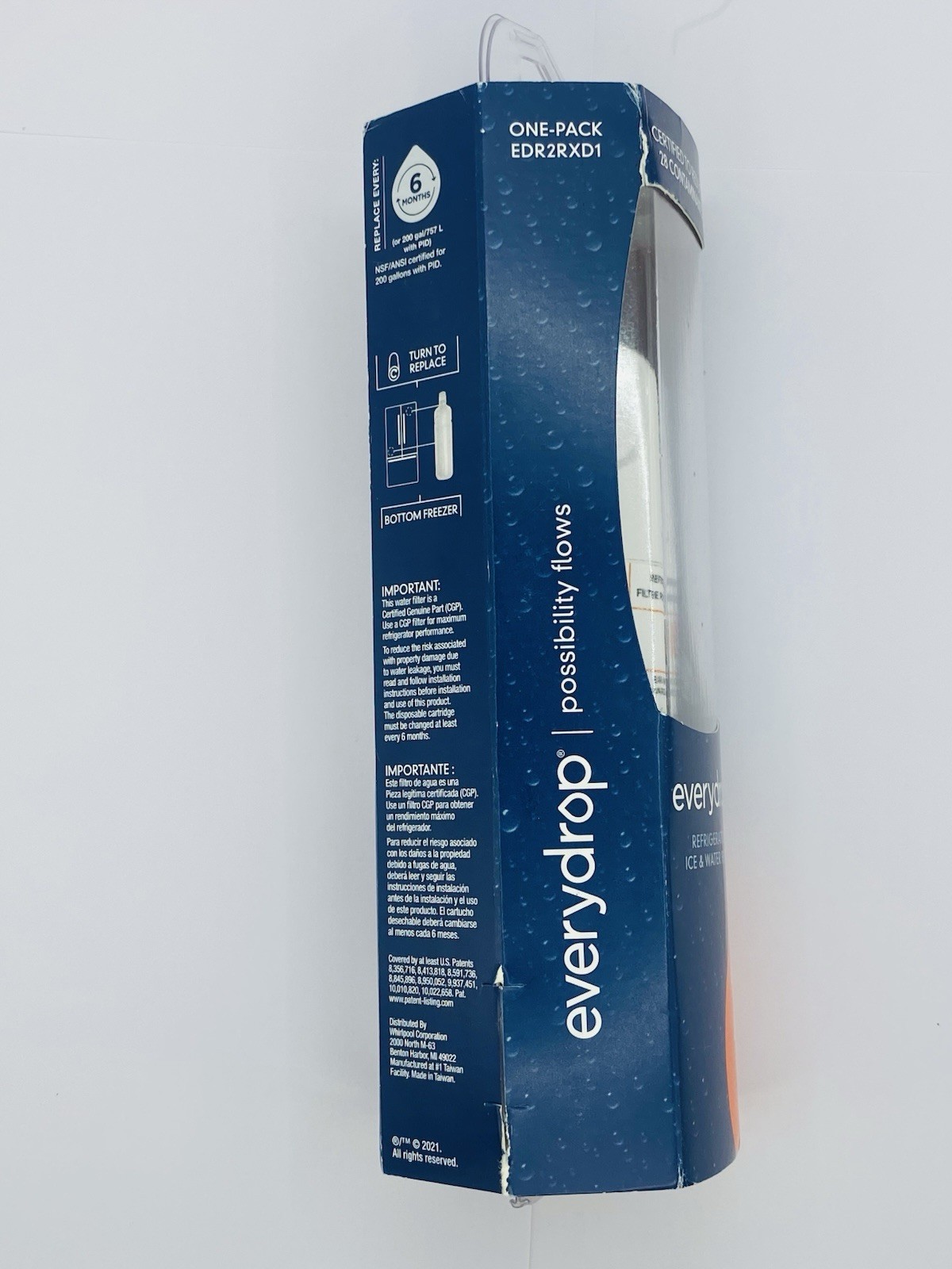 ED Filter 2 – Refrigerator Water & Ice – Genuine OEM Replacement