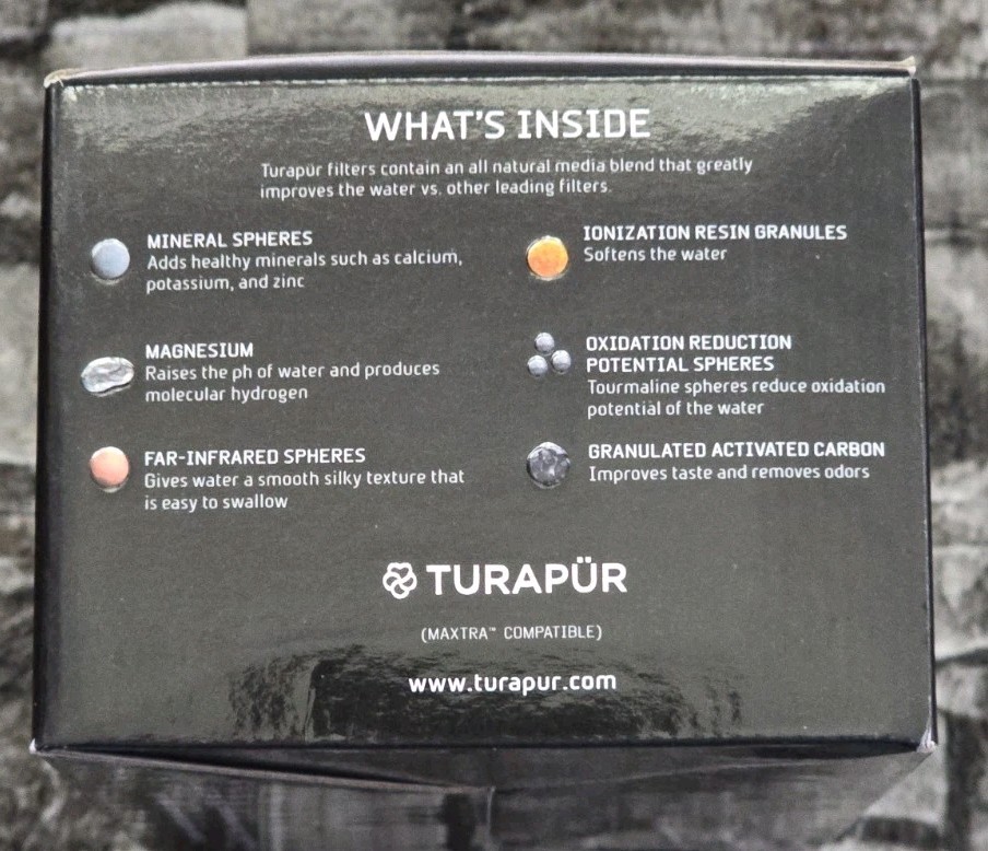 Turapür Hydrogen Water Filter 3 Pack Brita Maxtra Compatible – New In Box
