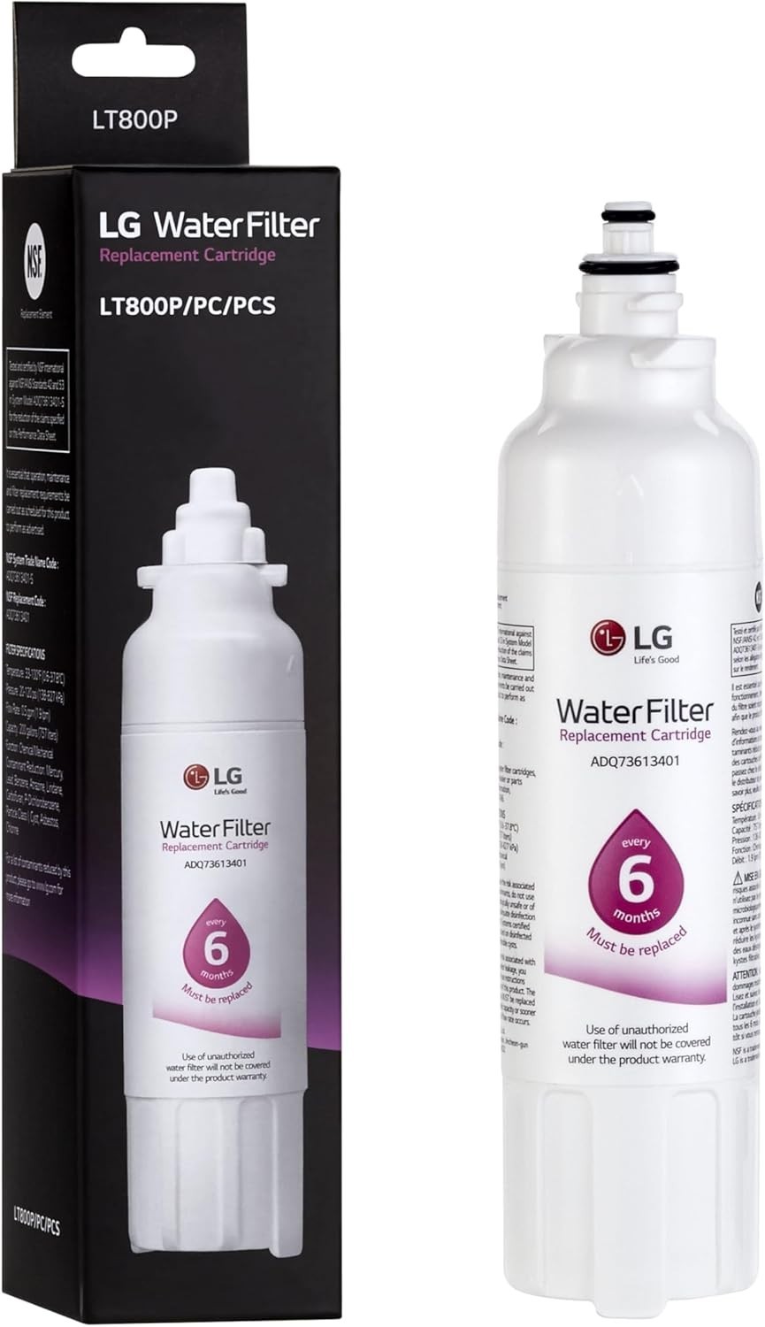 New Sealed Original LG Fridge Water Filter LT800P ADQ73613401
