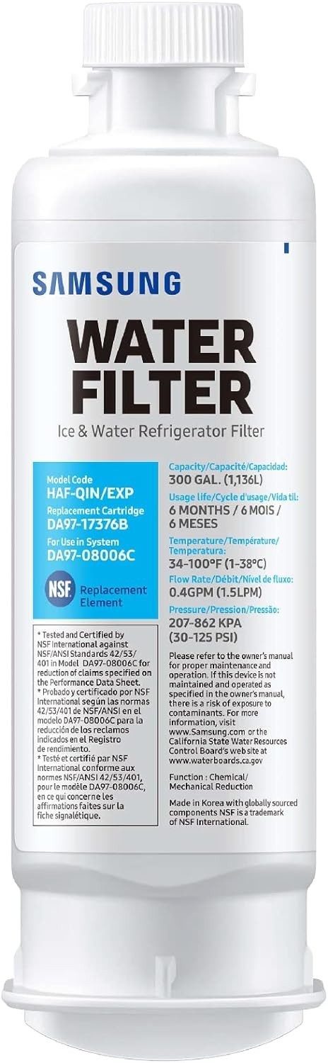 Samsung Genuine Refrigerator Water Filter HAF-QIN/EXP 2 Pack DA97-17376B Sealed