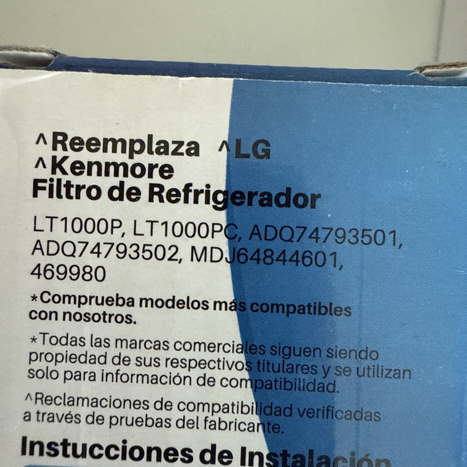 Lot 2 IcePure RWF4700A Refrigerator Water Filters LG LT1000P Kenmore ADQ747935