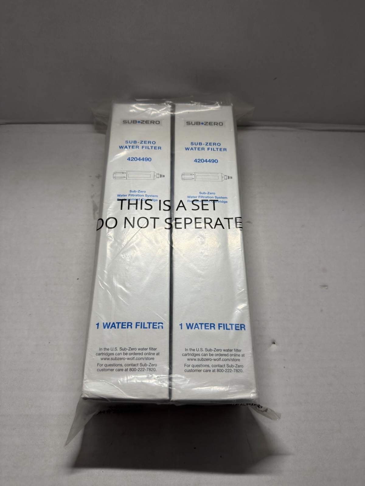2 Pack SUB-ZERO 4204490 Refrigerator Water Filter, USA STOCK, FREE SHIPPING