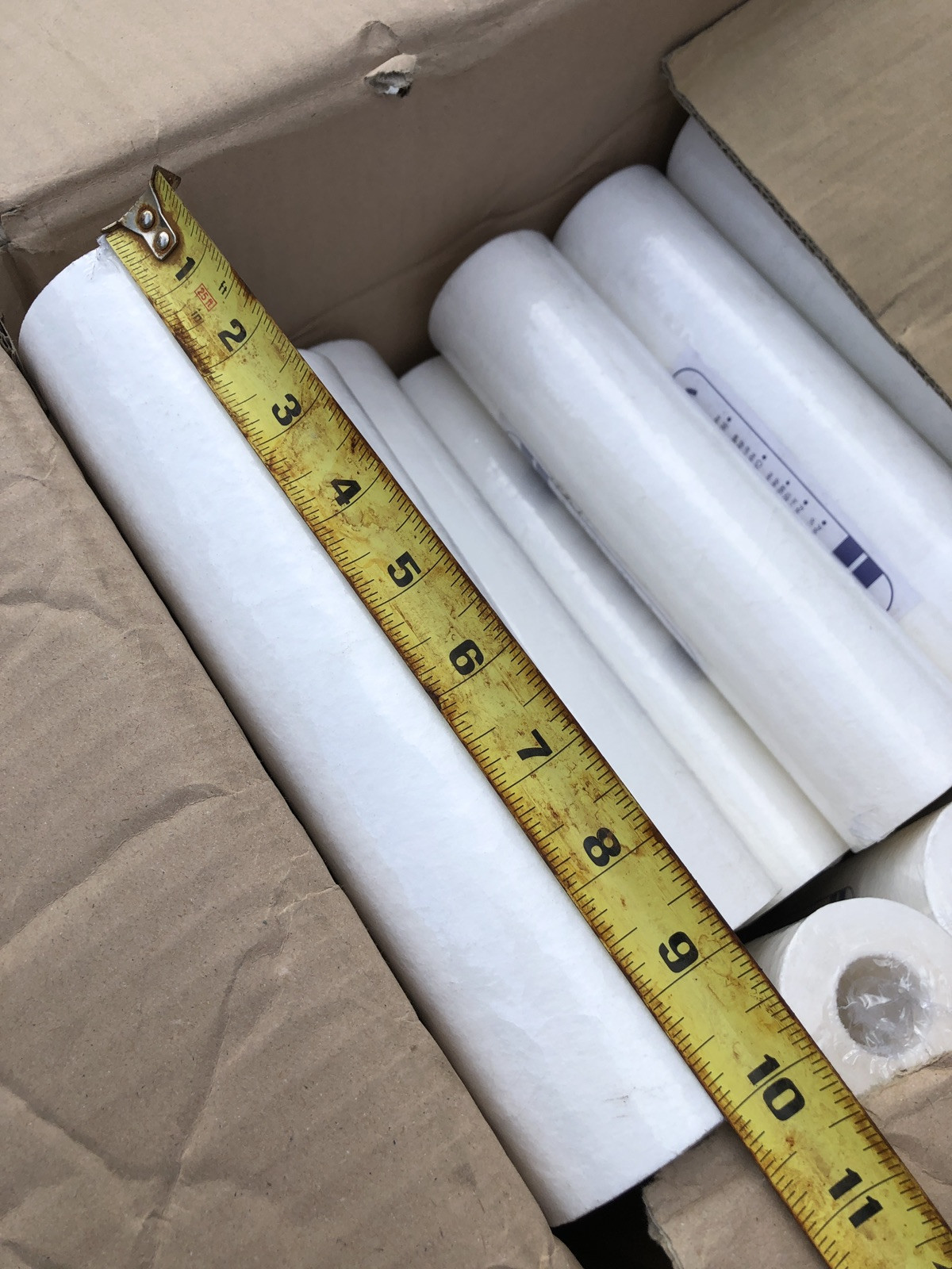 5x 5 Micron Filtration x 10″ long Standard Size PP Sediment Filter Cartridge RO