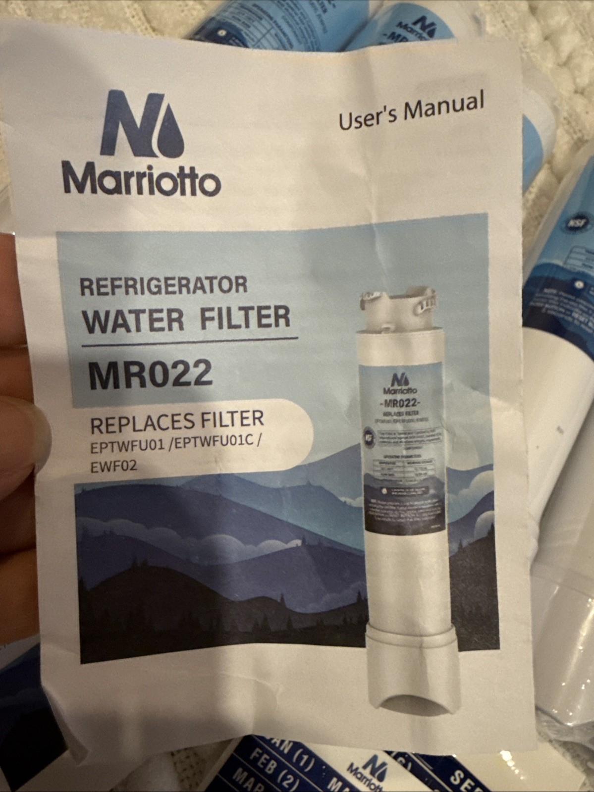 Marriotto MR022 Replacement Water Filter – Pack Of 6 – New Sealed