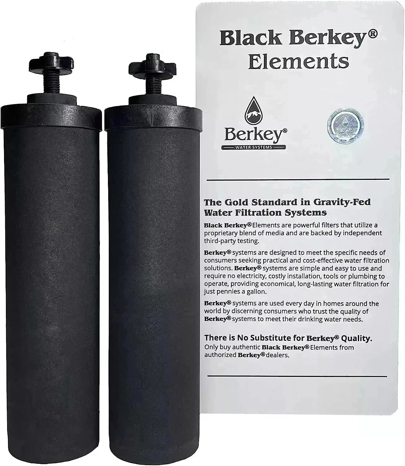 Berkey BB9-2 Authentic Black Purification Elements Water Filter Replacement New