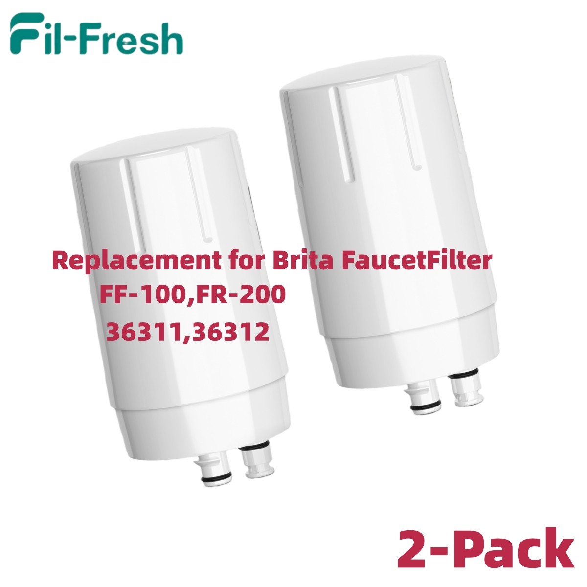 2/4-PCS Replacement For Brita Faucet Filter Brita 36311 36312 FF-100 FR-200 #US