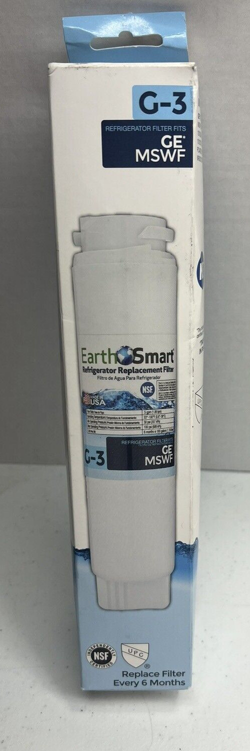 Earth Smart G-3 GE MSWF Refrigerator Water Filter Made in U.S.A Loc #EB71