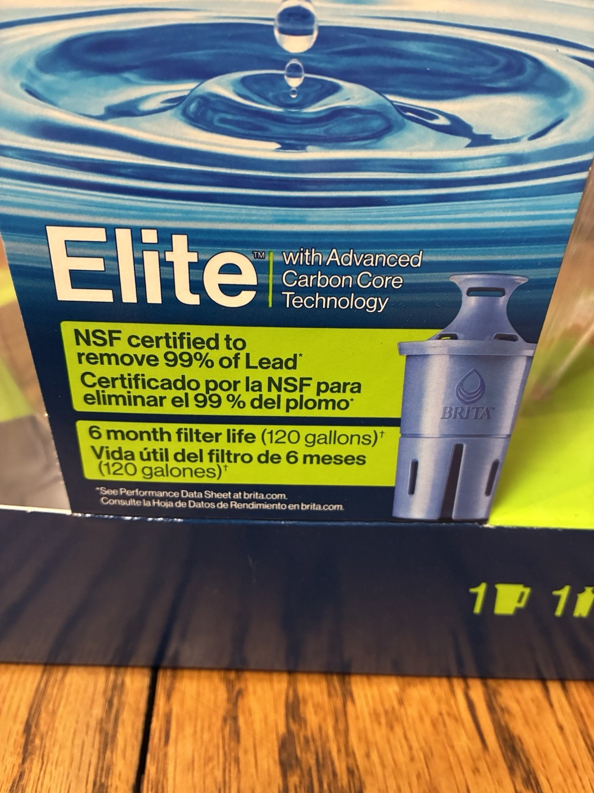 Brita Elite Large 10 Cup Water Filter Pitcher & 6 Month Filter NEW SEALED
