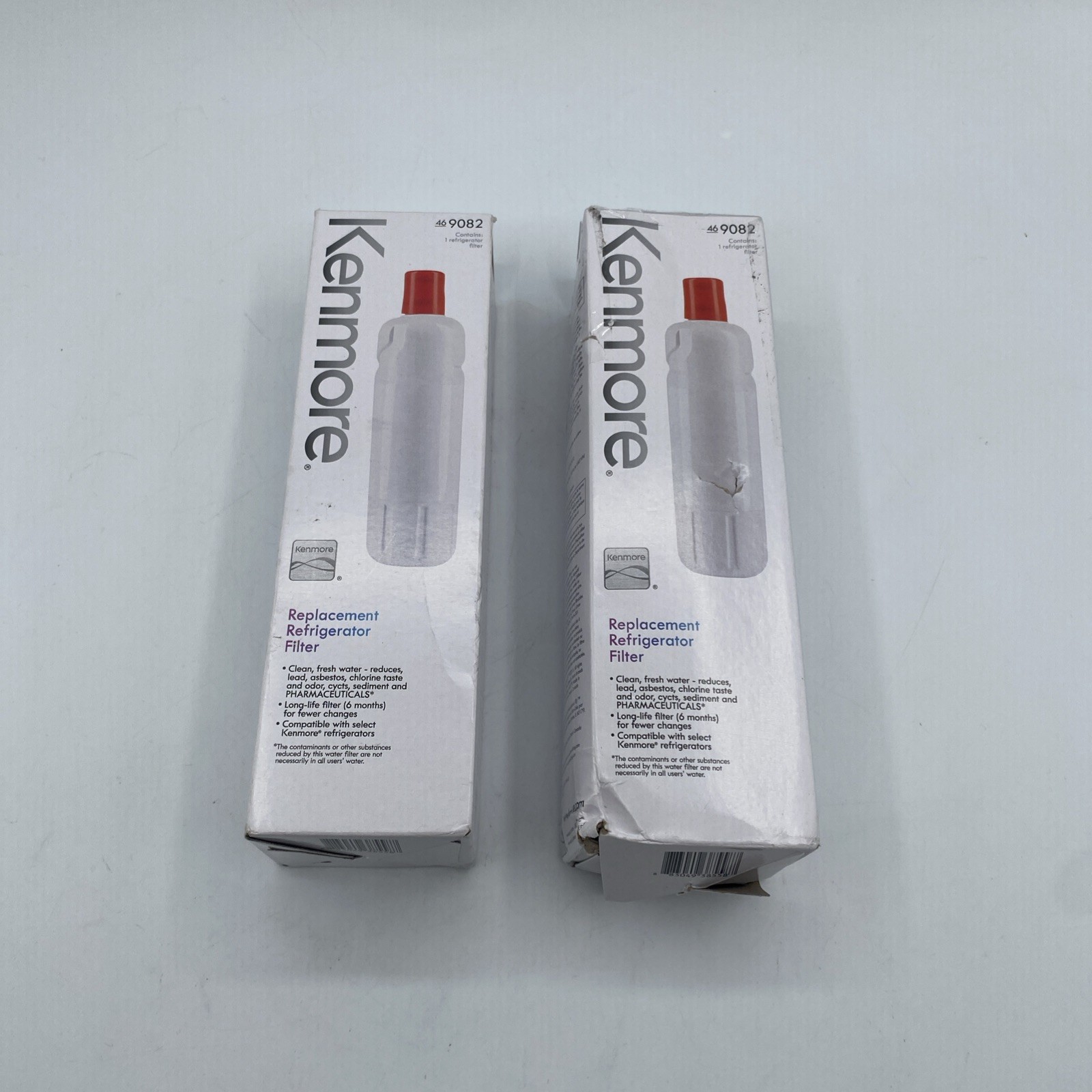 New Sealed 2 Pack Kenmore 9082 469082 Refrigerator Water Filter 46-9082 US ship