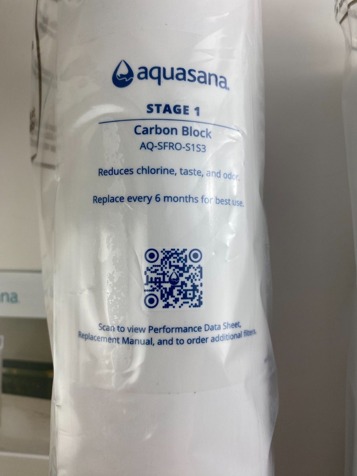 Aquasana Reverse Osmosis Smart Flow Water Filters Stages 1 &3