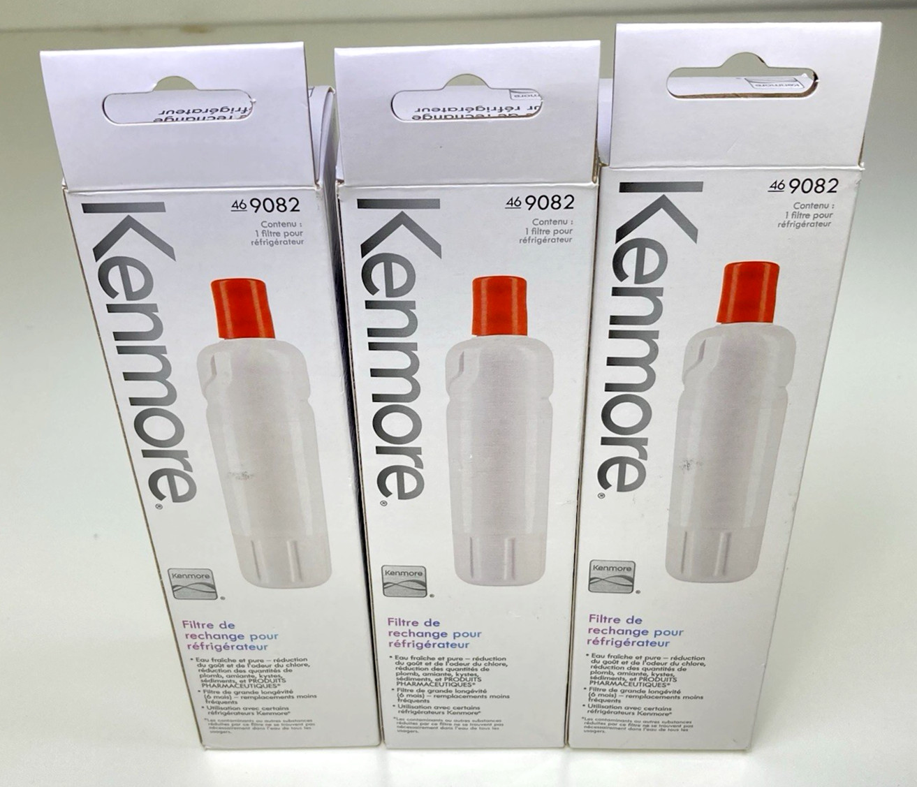 3- New, 9082 Replacement Refrigerator Filter Kenmore 46-9082,46-9903, Free Ship