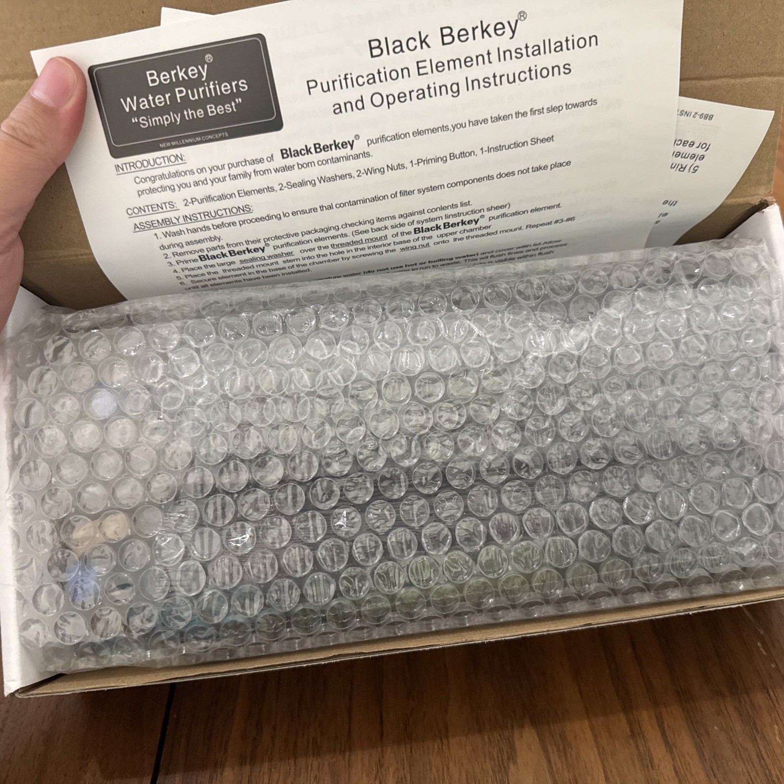 black berkey purification elements box of 2 factory sealed, Please see photos