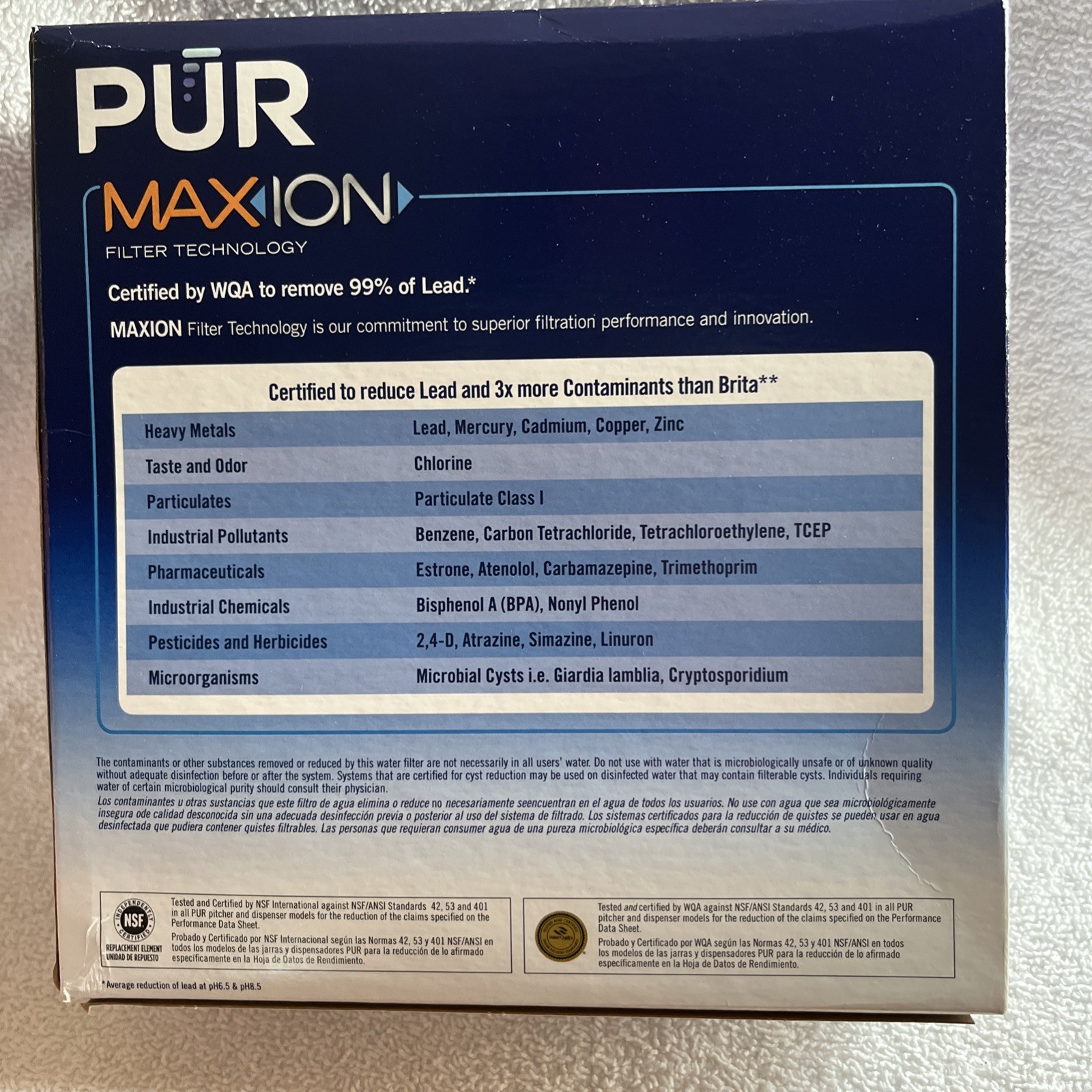 PUR PLUS 3 Count Water Filter Pitcher Replacement NSF Certified Lead Reduction