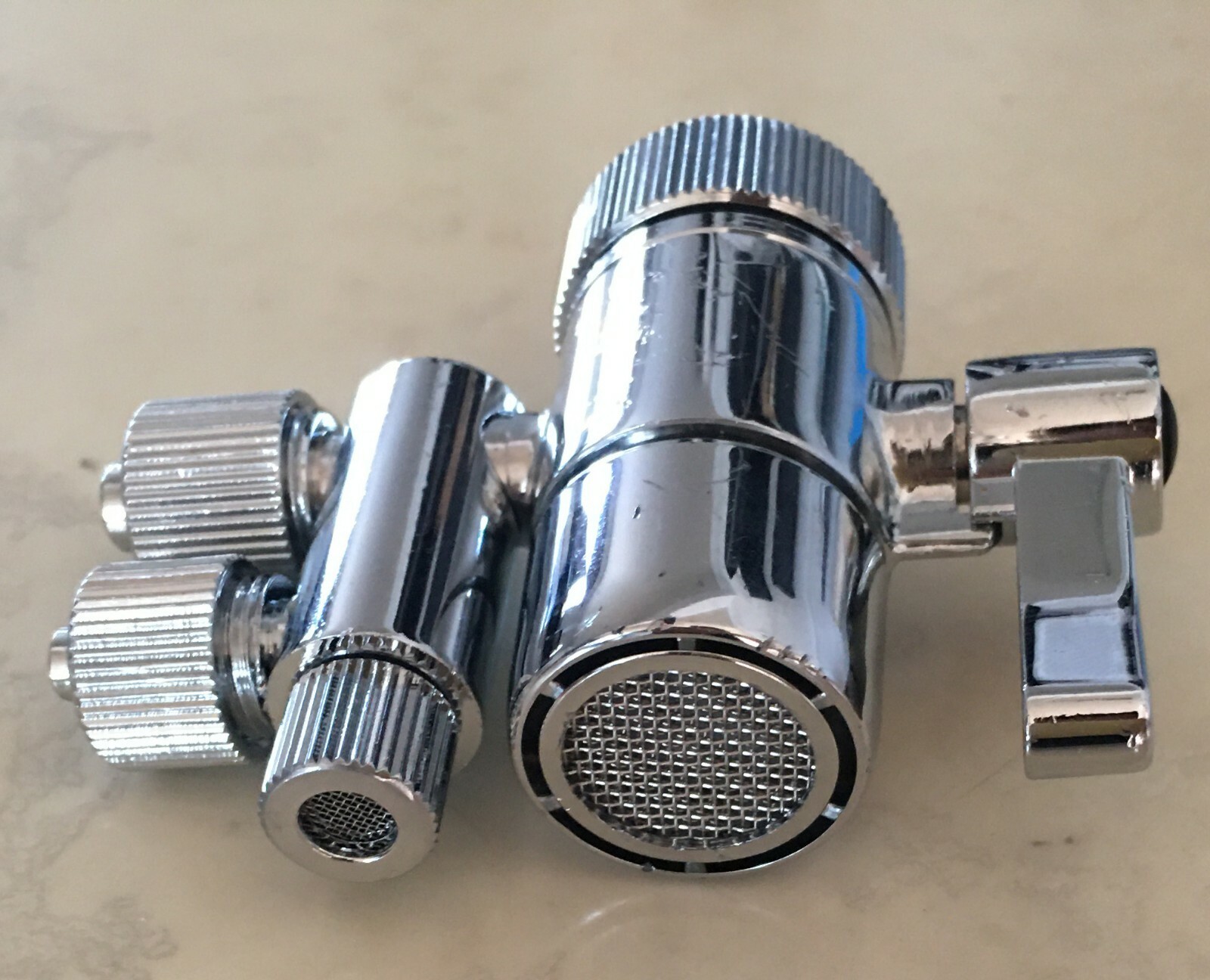 Two way Faucet Diverter Valve for 3/8″ in & 2.5/8″ tubing out FOR eSpring Amway#