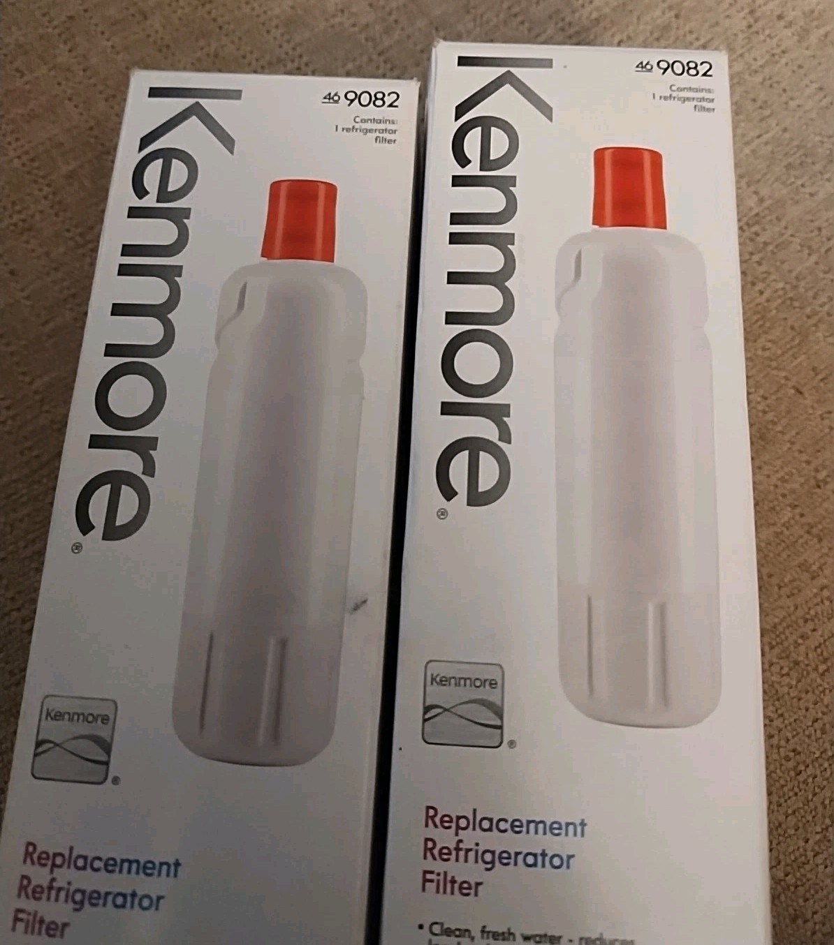 New 2pk Genuine OEM Kenmore 46-9082/469082 Replacement Refrigerator Water Filter