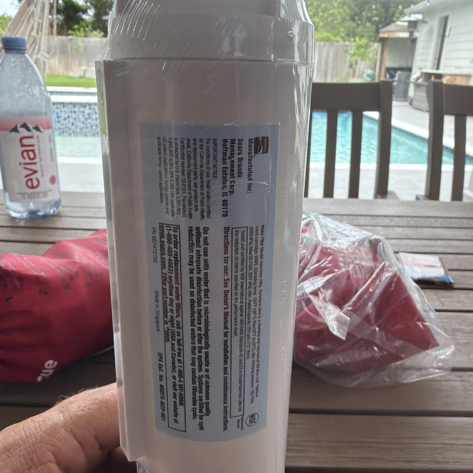 1 Unit Kenmore Replacement Refrigerator Water Filter 46-9999 New – Open Box