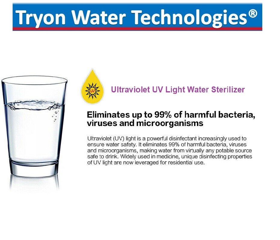 110V UV Water Sterilizer, 12 Watts, Reverse Osmosis