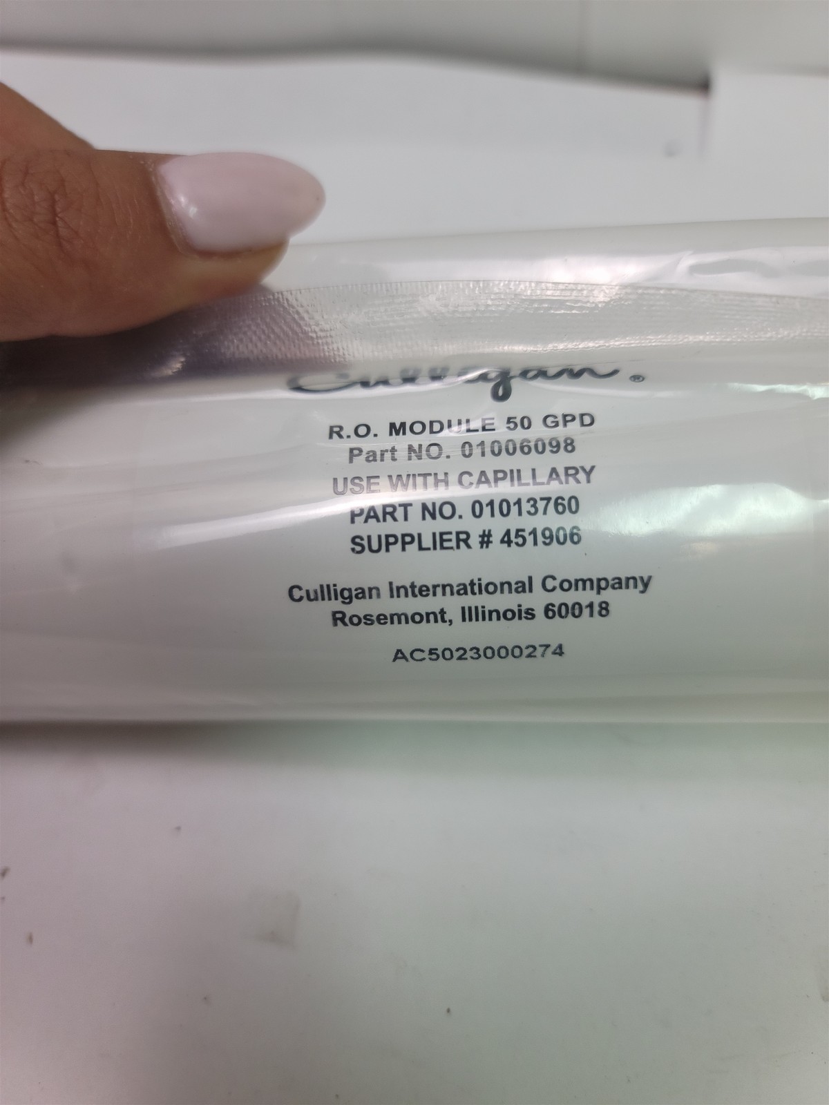 Culligan Reverse Osmosis 50 GPD Module 01006098 – New Surplus