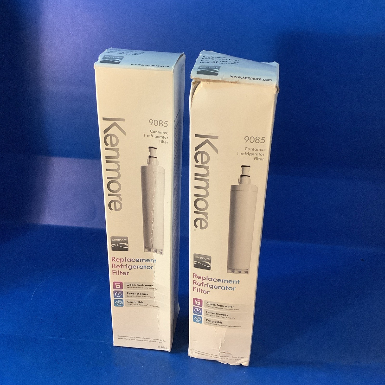 Kenmore 469085 46-9085 Refrigerator Water Filter 9085 Sealed Brand New -2 Pack
