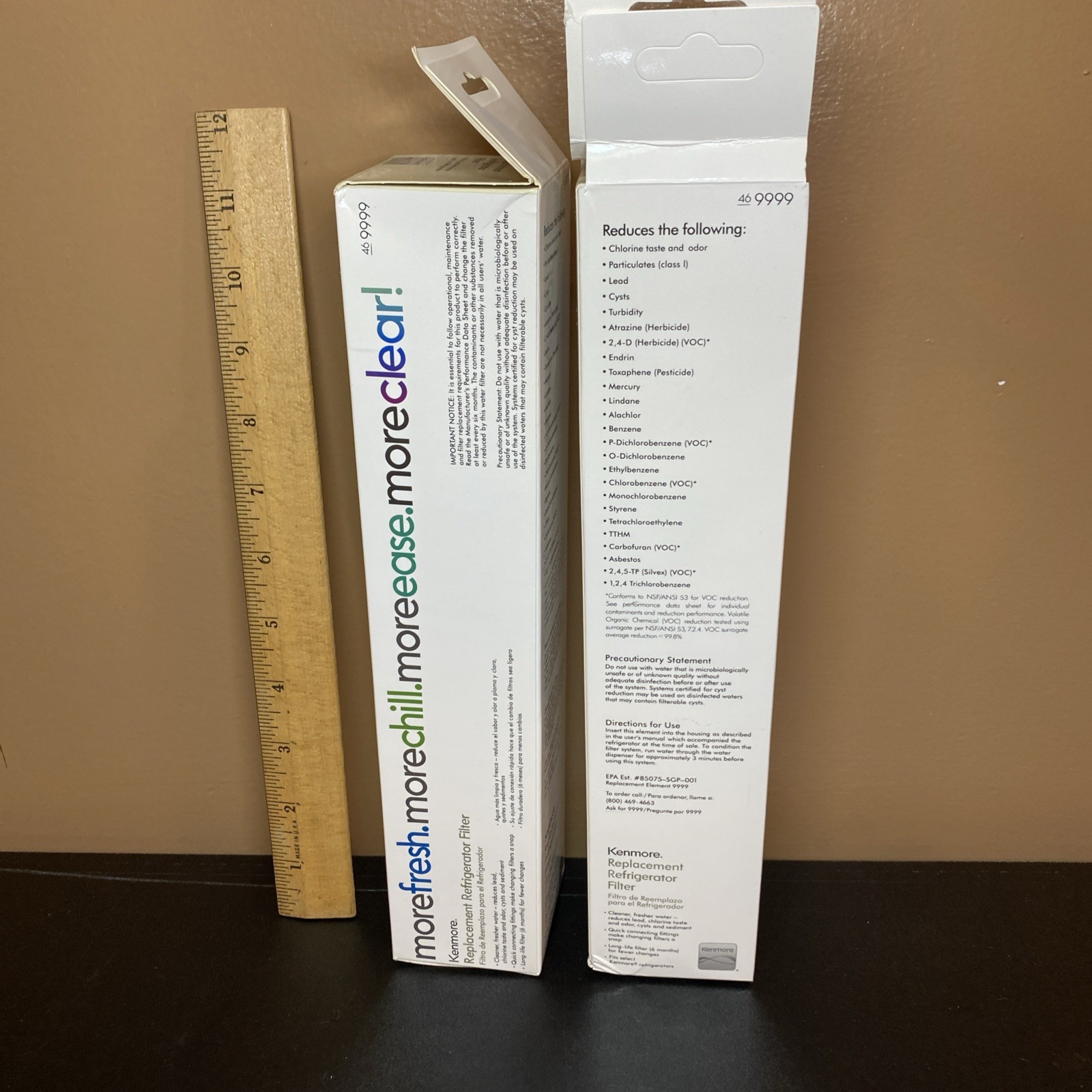 Kenmore Clear Replacement Refrigerator Water Filter 46-9999 Set of 2 – Lot New