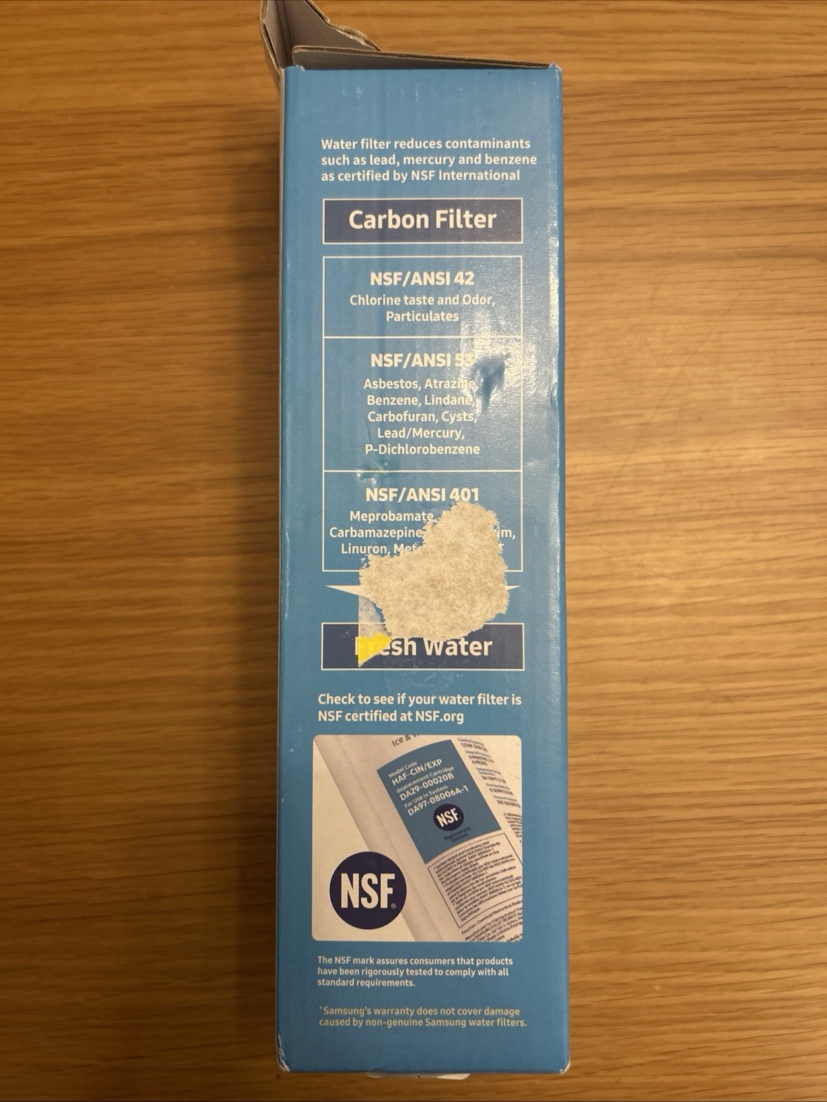 1 PACK Genuine New Samsung DA29-00020B HAF-CIN/EXP Refrigerator Water Filter