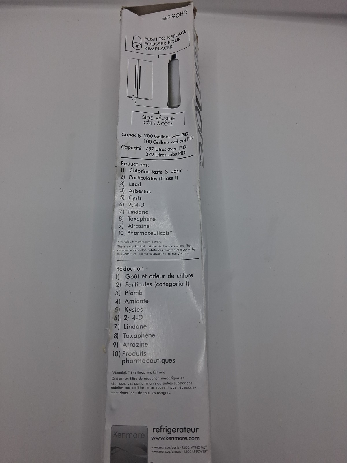 Genuine OEM 9083 Kenmore 4609083 Replacement Refrigerator Water Filter 4609030