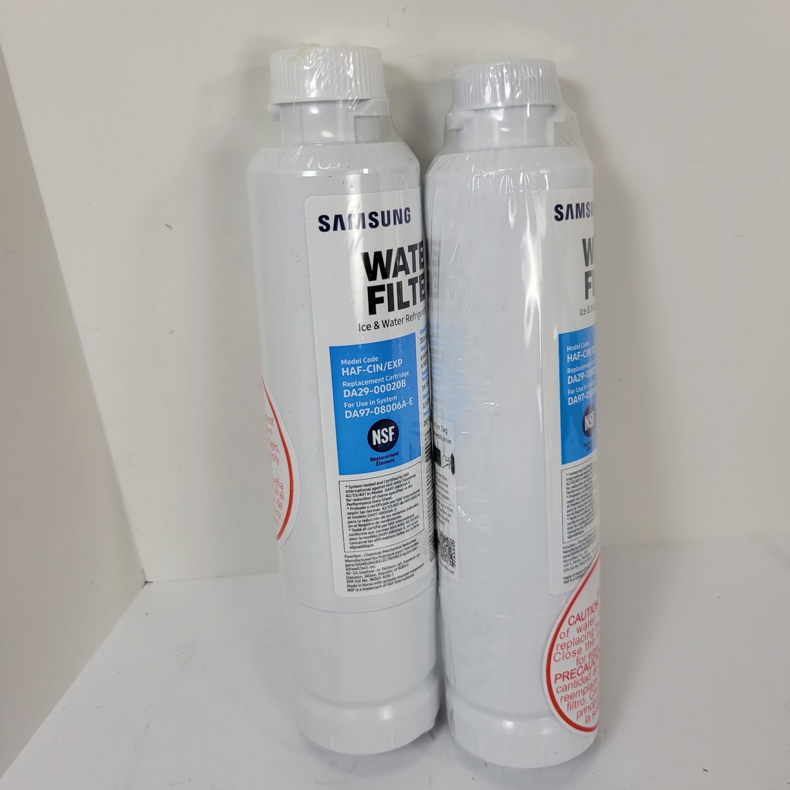 2 PACK Samsung DA29-00020B HAF-CIN/EXP Refrigerator Water Filter