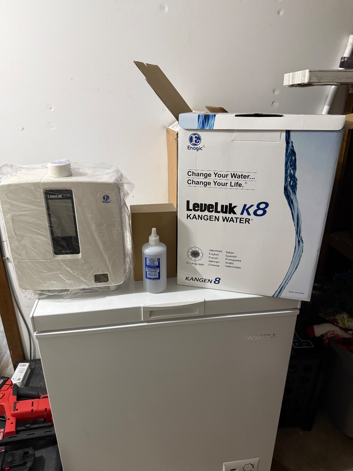 Enagic LeveLuk K8 A26-00 KANGEN WATER Alkaline Filtration Ionizer Machine