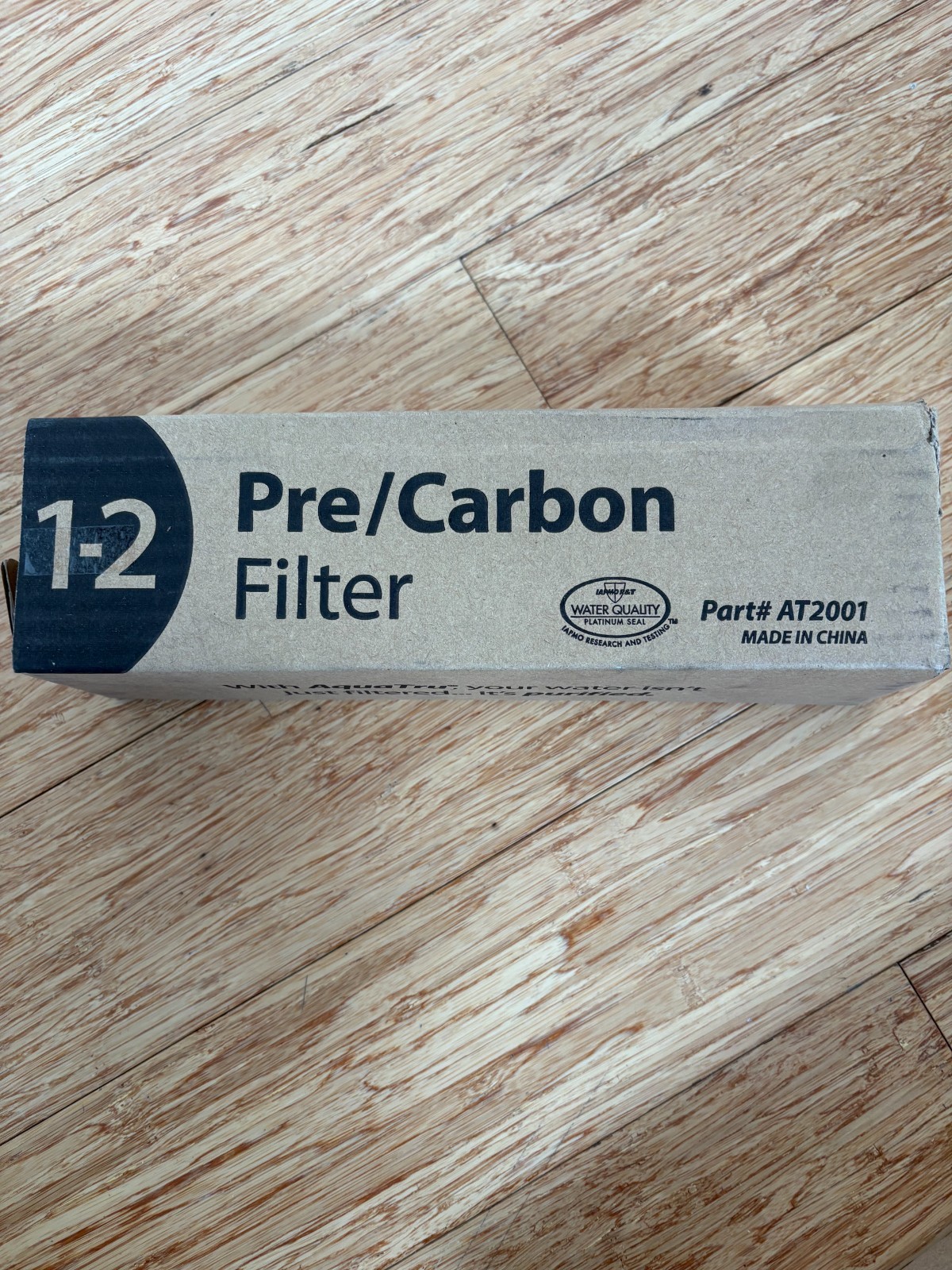 AquaTru Pre Carbon Water Filter Stages 1-2 Filter AT2001 Sealed Filter New