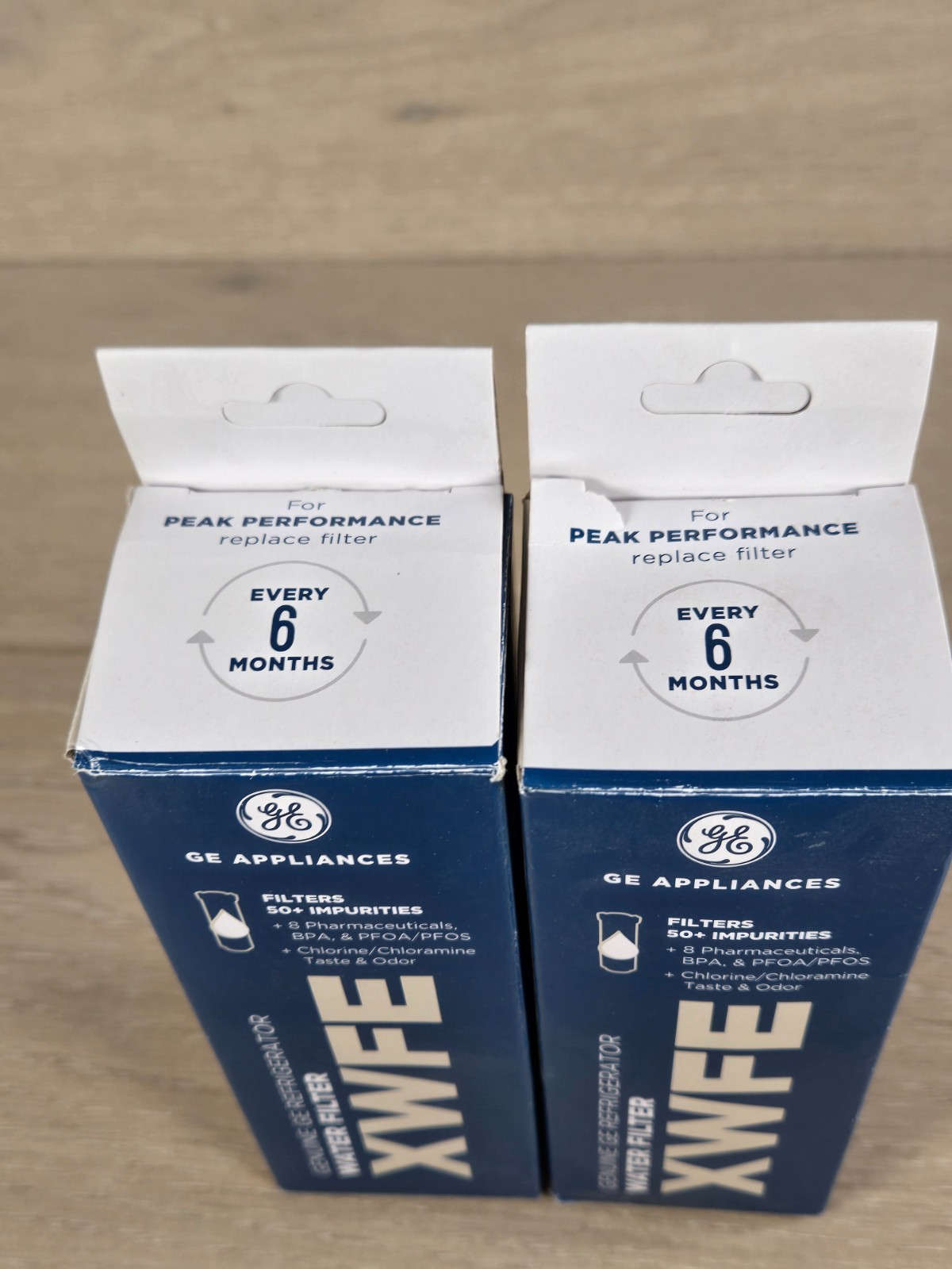 2-PACK! GE XWFE Refrigerator Water Filter Genuine Replacement