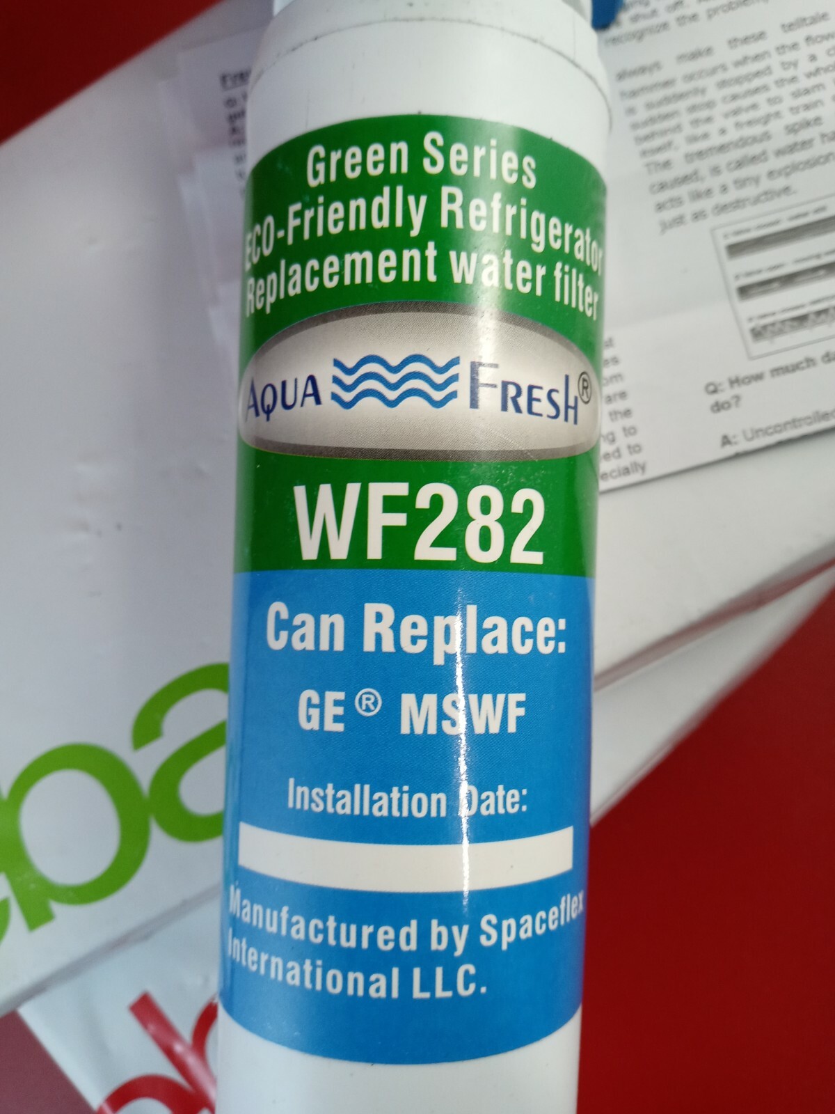 Replacement GE MSWF 101820A Kenmore 469914 Refrigerator Water Filter SGF-MSWF