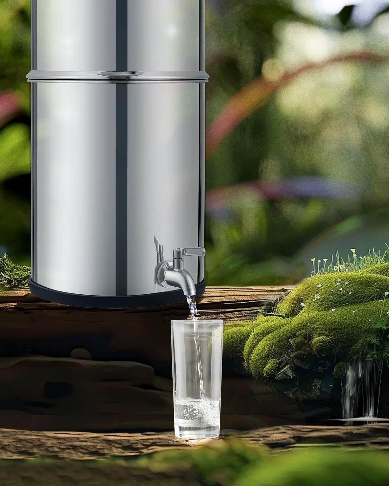COZ GravityFed Water Filter System, 2.25 Gallons Countertop Water Filtration …