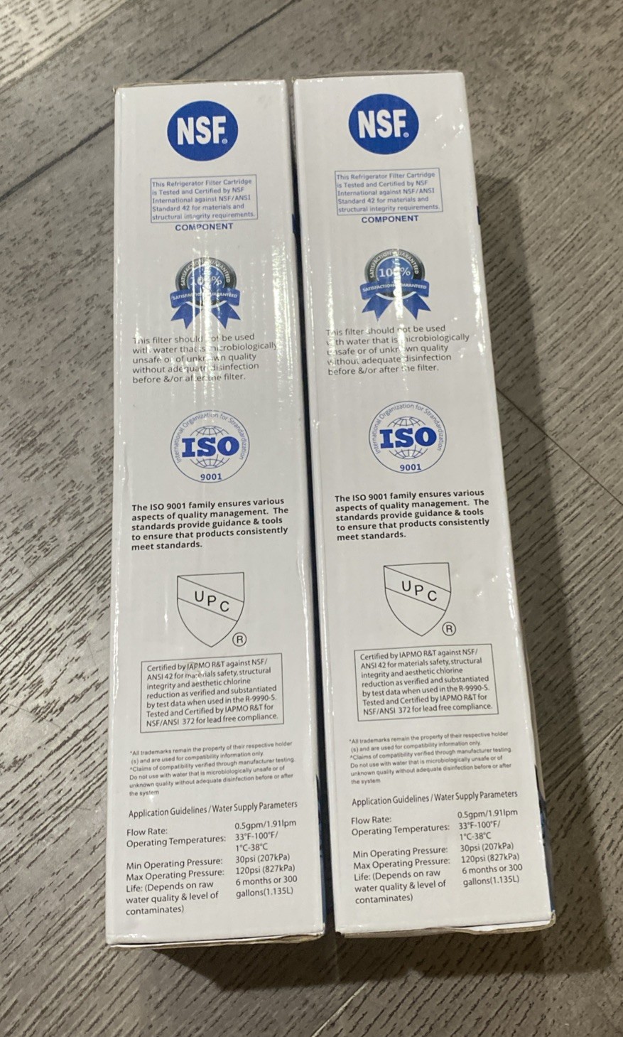 Refresh premium Fridge Filter R-9990 Water Filter Lot Of 2