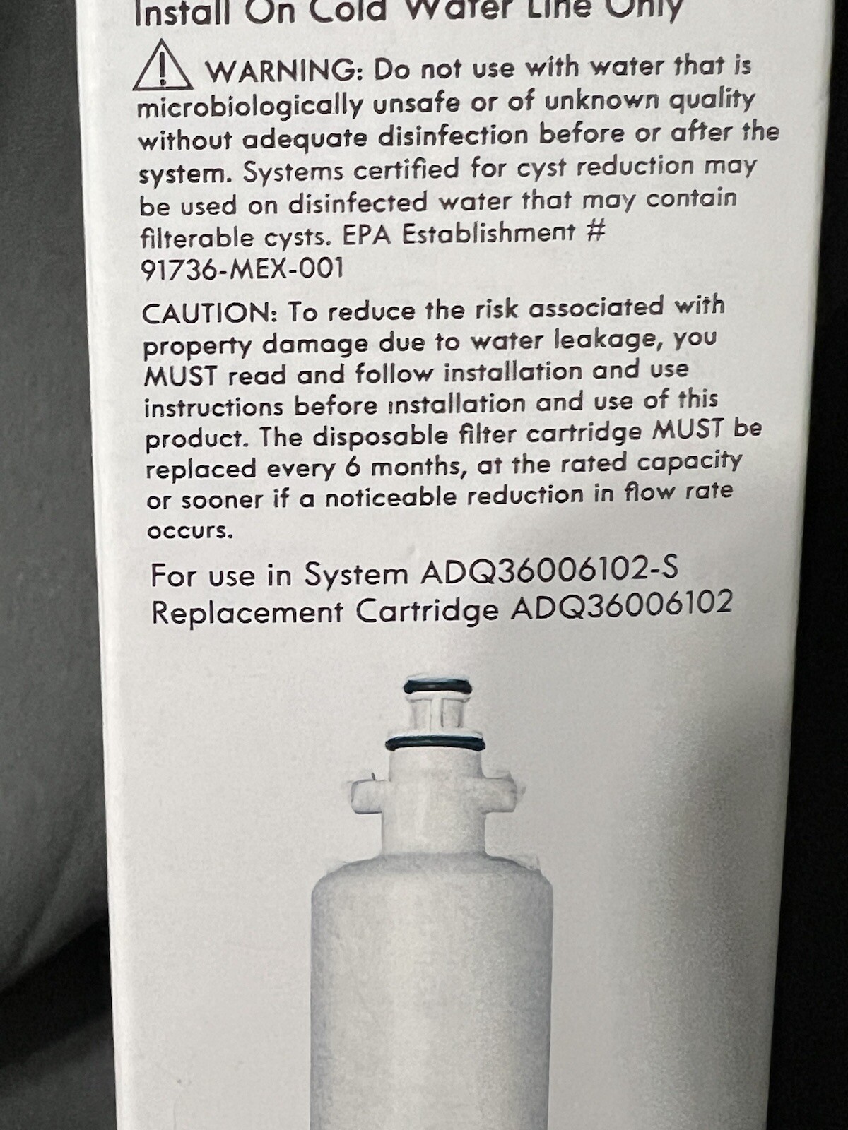 9690 KENMORE 469690 KenmoreClear Refrigerator Water Filter LG LT700P + (4 Pack)