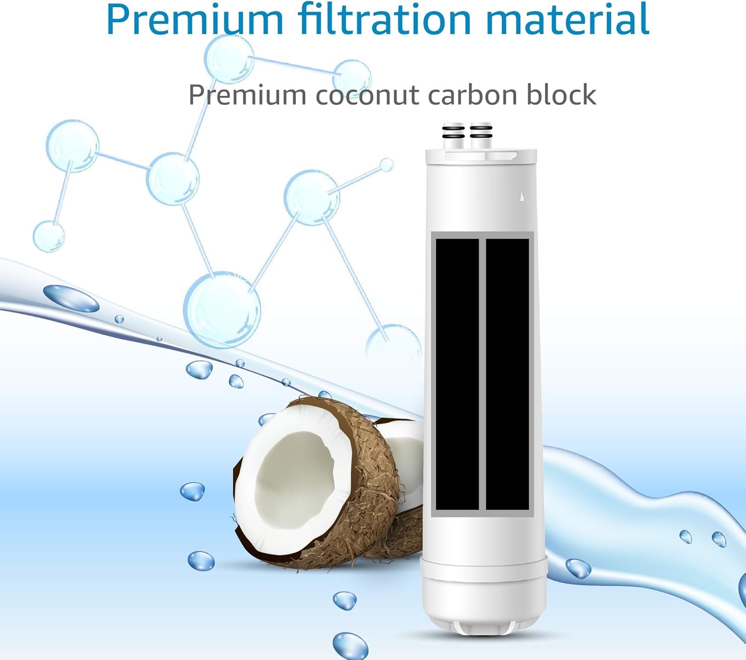 AQUA CREST RC 3 EZ-Change Premium Under Sink Water Filter, Fits for Culligan(1)