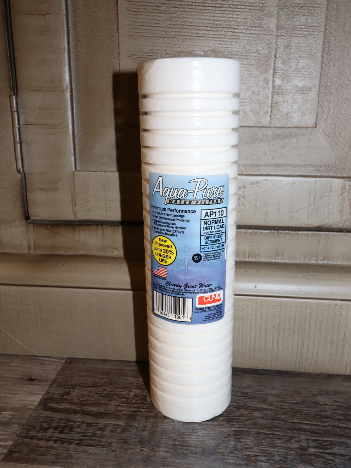 Aqua Pure AP110 – 5 Micron Replacement Water Filter Cartridge Hot & Cold Water