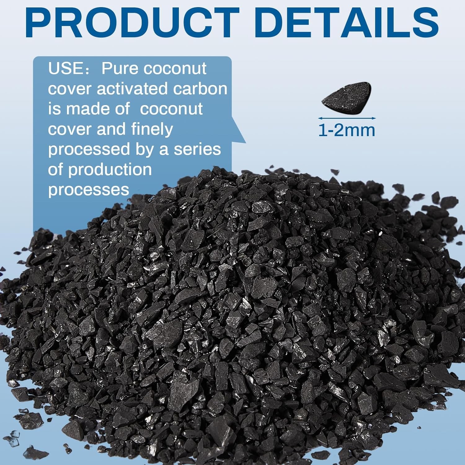 Bulk Water Air Filter Activated Charcoal Coconut Hull Granular Activated Carbon