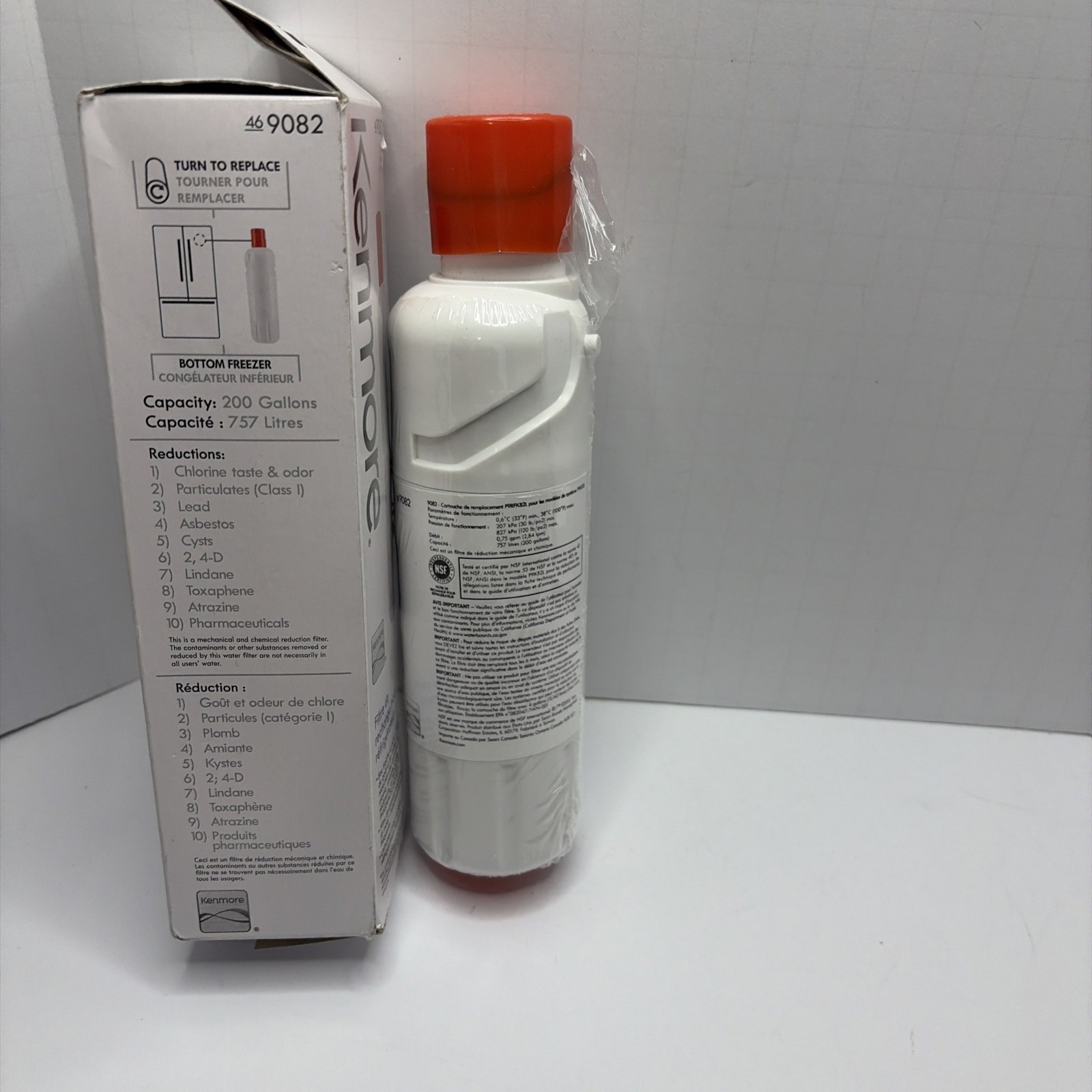 2- Pack Kenmore 46-9082 Replacement Refrigerator Filter