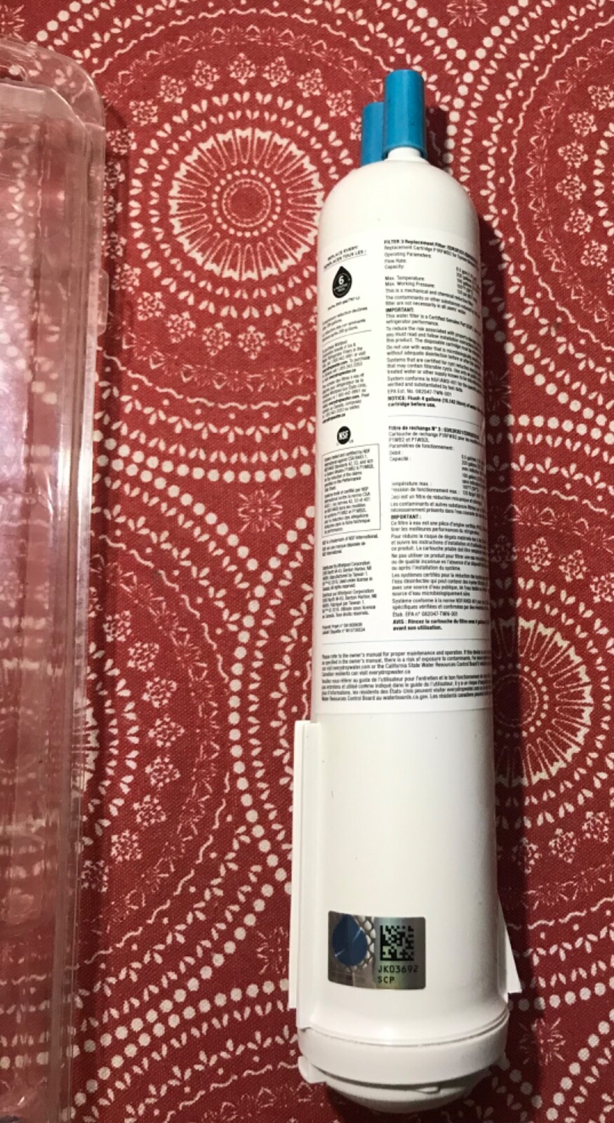 Refrigerator Filter 3, EDR3RXD1, SinglePack